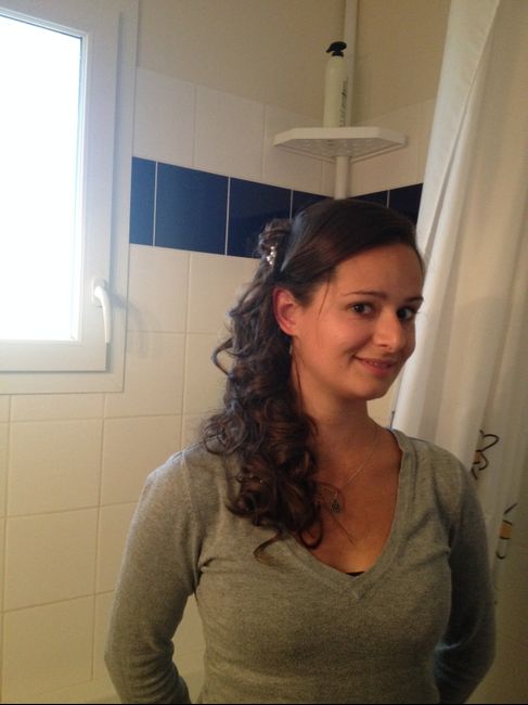 Essaie coiffure enfin concluant !! 