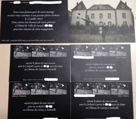Faire part   coupons