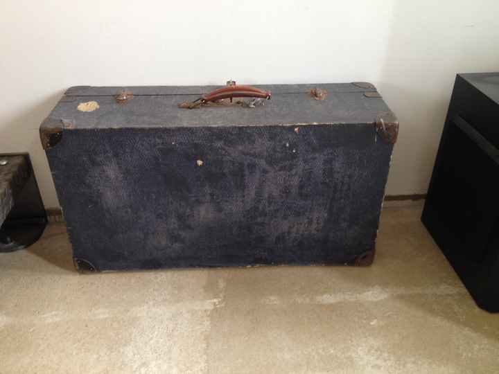 Mon urne valise avant déco