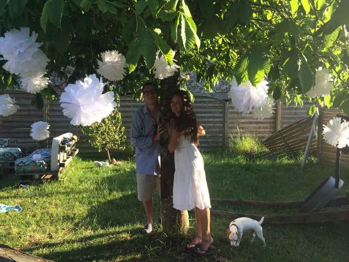 Essaie photo pompon dans notre jardin