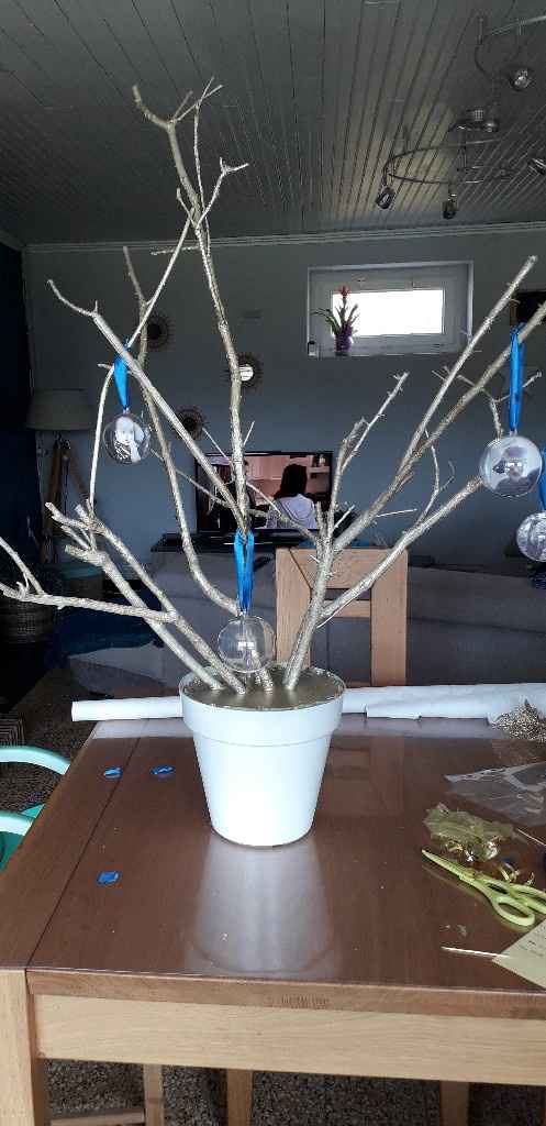 Arbre à dragées et support candy bar - 1