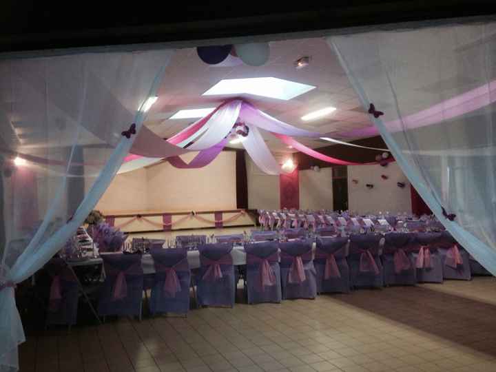 La salle de réception 