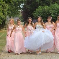 Avec les demoiselles d'honneur