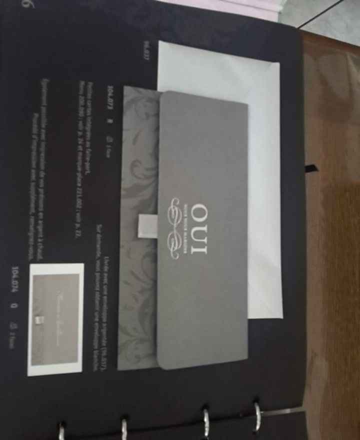 Faire part choisi - 1