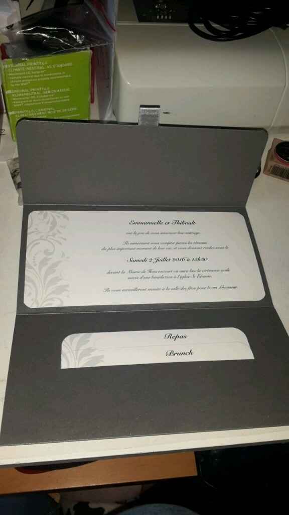 Faire part reçu - 2