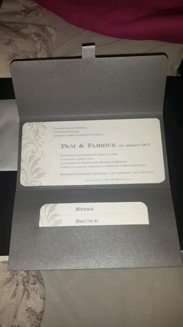 Faire part choisi - 2