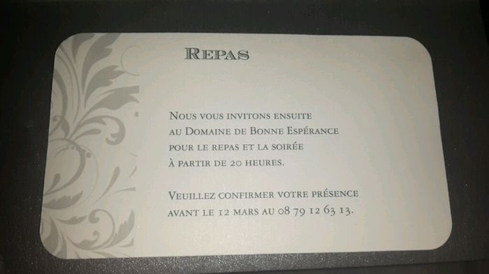 Faire part choisi - 3