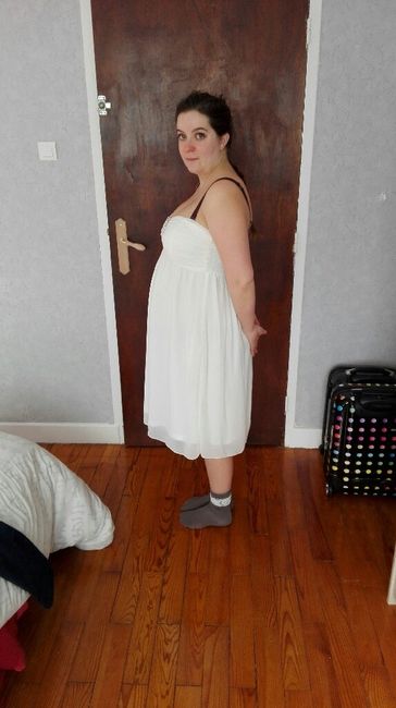 Robe témoin et gros bidon ^^ - 2