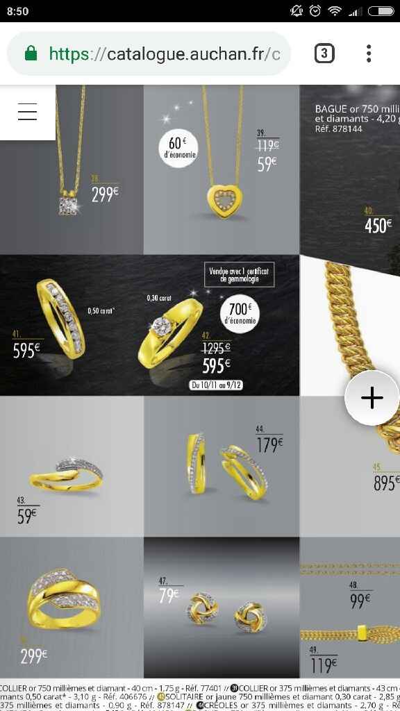 Bon plan solitaire diamant 0,30 carat - 2