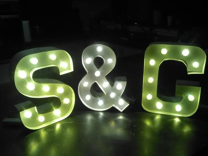 lettre lumineuses