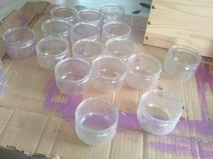 suite des pots paillettes