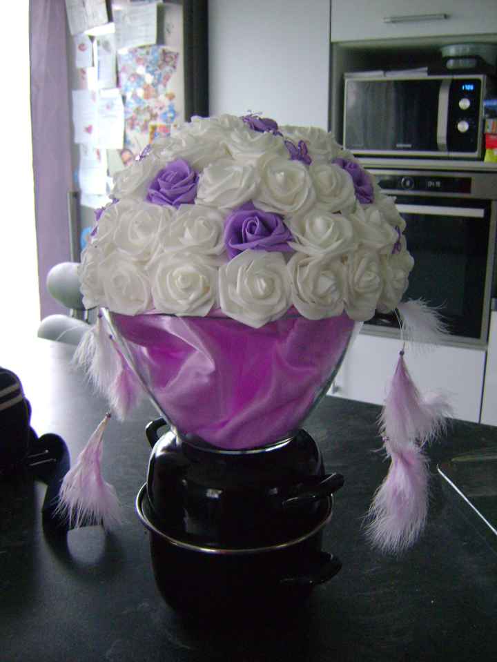 essaie centre de table (dans un saladier)