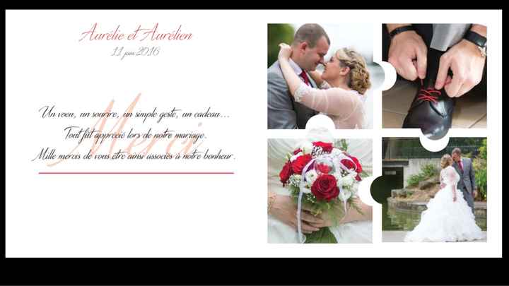 Cartes de remerciements - 1