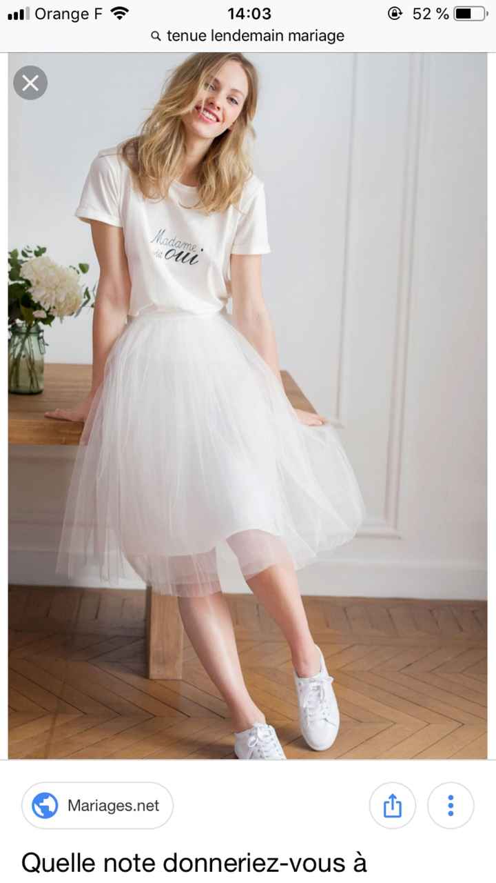 Tenue lendemain mariage - 1