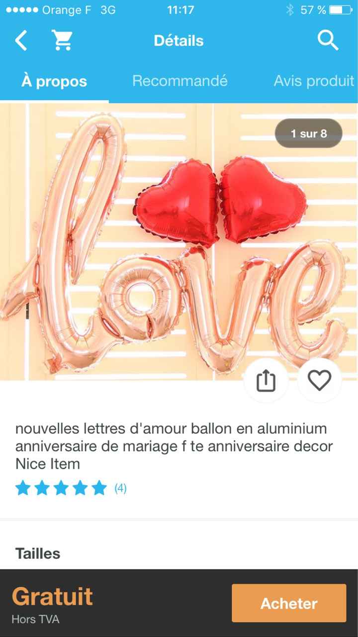  Premier achat - 1