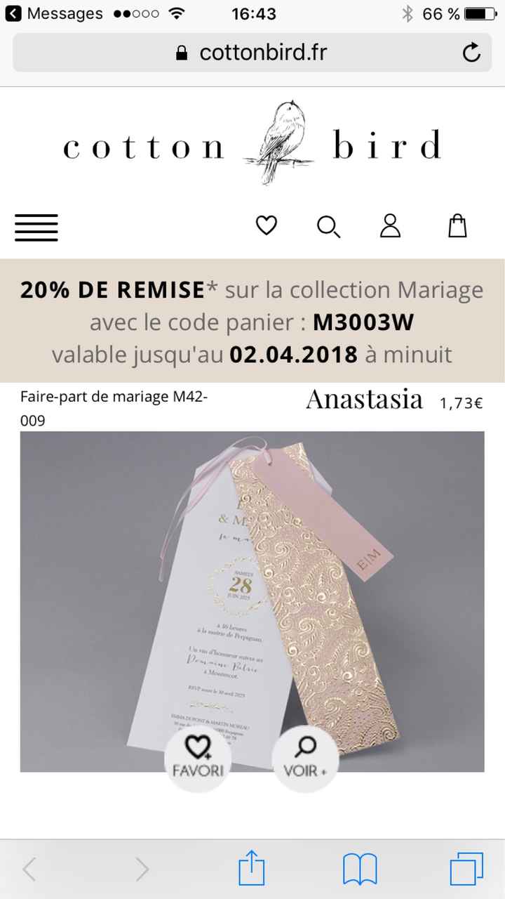 Faire part - 2