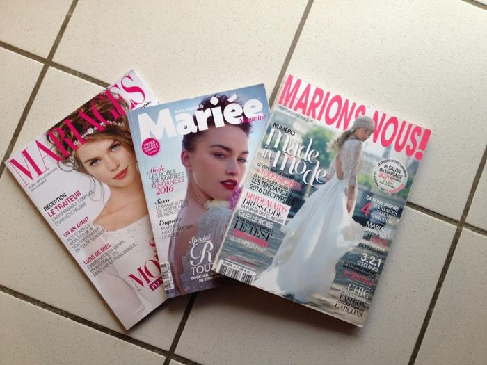 La lecture de magazine