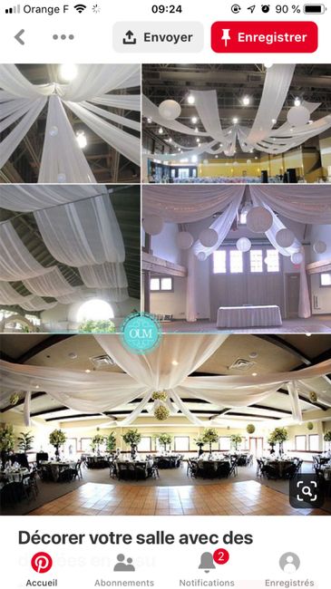 Décoration plafond de la salle - 1