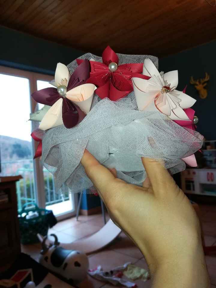 Bouquet origami: problème de manche - 3