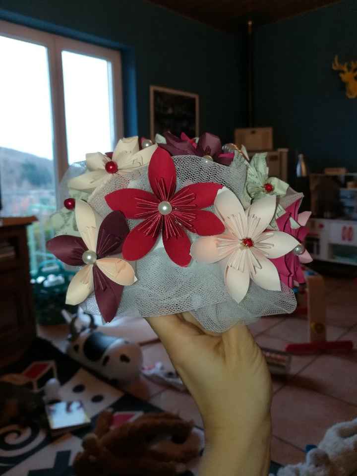 Bouquet origami: problème de manche - 4