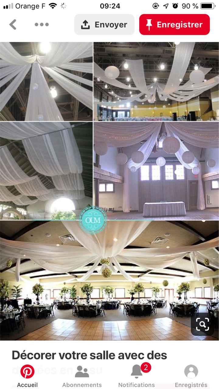 Décoration plafond de la salle - 1