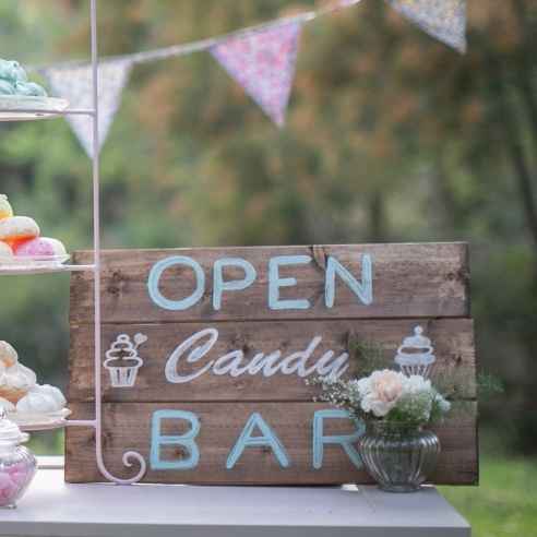 Open candy bar