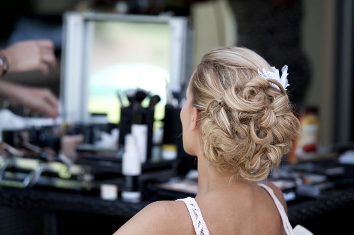 Mon chignon de mariée