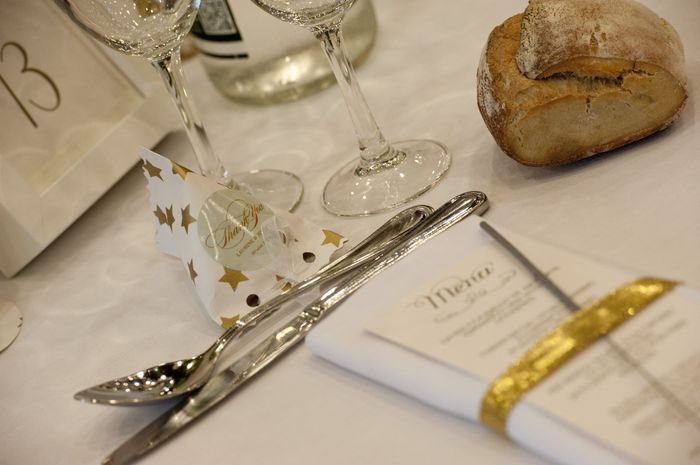 Menus + berlingot dragées DIY