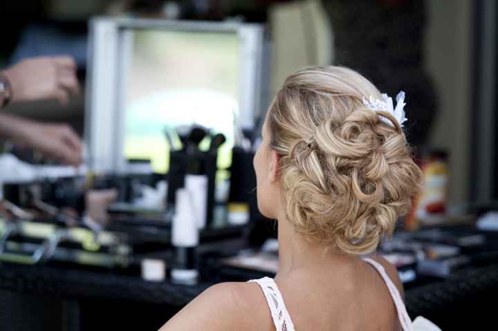 Mon chignon de mariée