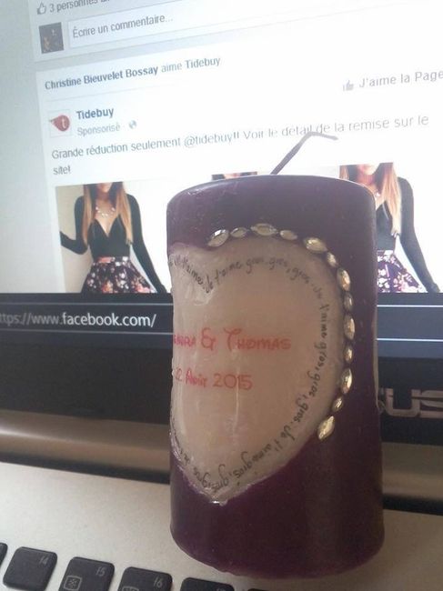 bougies personnalisées