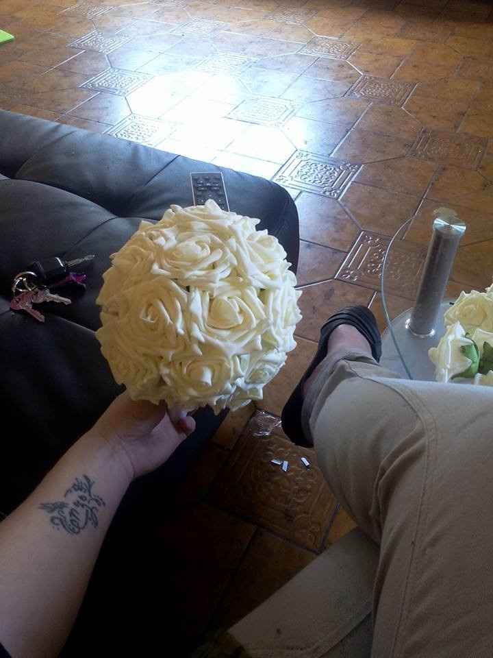 Mon bouquet maison .. le commencement :)