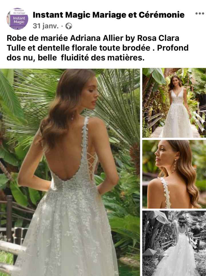 Partage-nous la marque de ta robe - 1