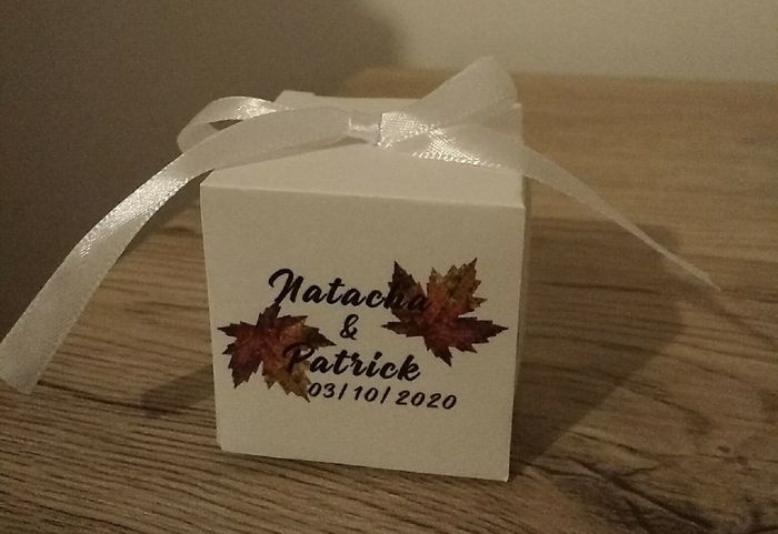 Boîtes a dragées reçues 😍 4