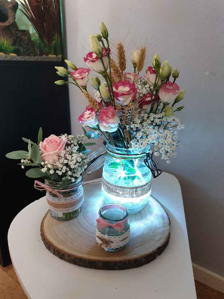 Essai centre de table fleuri - 2