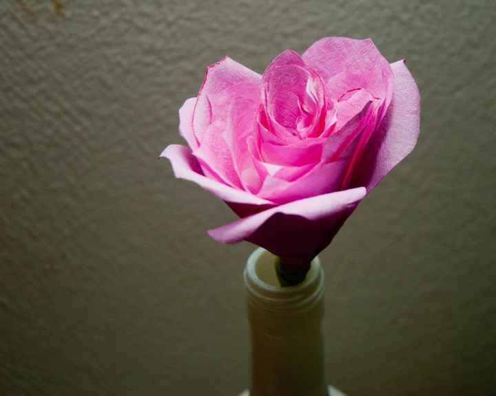 Resultat du tuto fleur en filtre à café