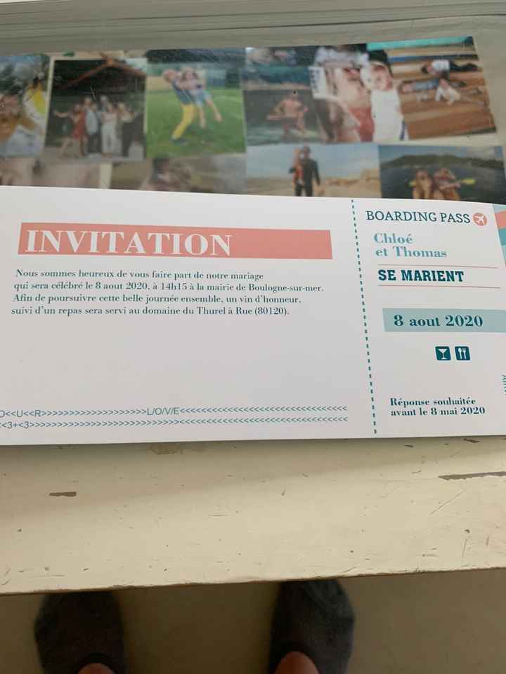 Faire part voyage - 2