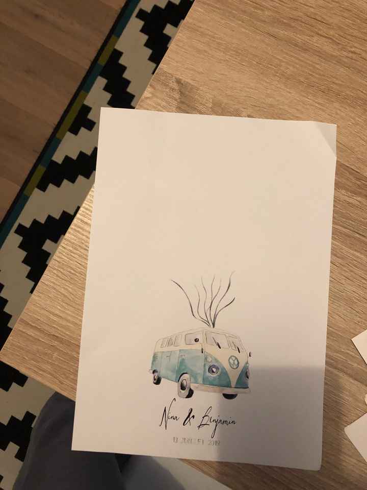 Combi vw à empreintes - 1