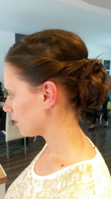 ma coiffure de côté