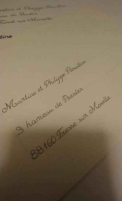 Enveloppe pour faire-part 1
