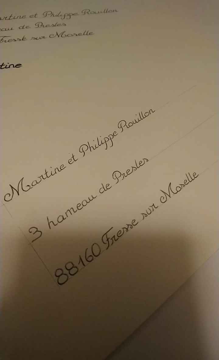 enveloppe écriture