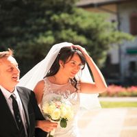 Ma robe de mariée - Ca y'est le Jour J , je rentre à la mairie dire OUI