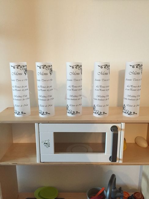 Menu papier calque - 1