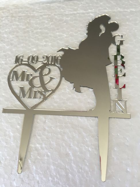 A toutes celles qui on acheté un cake topper - 1
