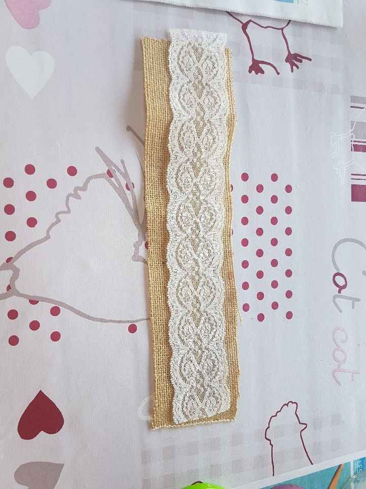 Réalisation pot de fleurs avec bocaux en verre, jute et dentelle - 2