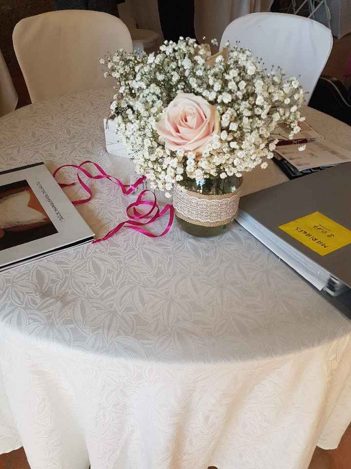 Réalisation pot de fleurs avec bocaux en verre, jute et dentelle - 1