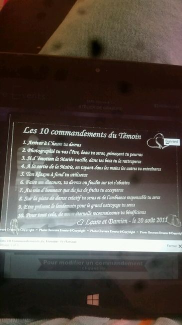 Cadeaux témoins - 1