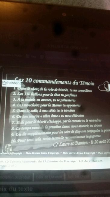 Cadeaux témoins - 2