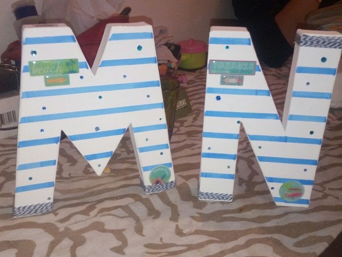 Diy lettre deco - 2