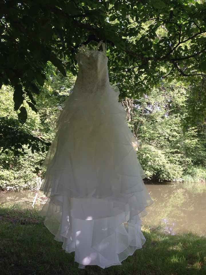 Ma robe dans la forêt et devant un étang - 1