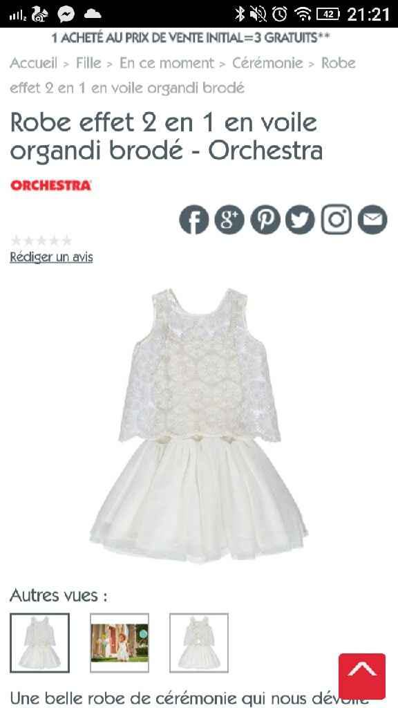 Robes enfants d honneur - 1